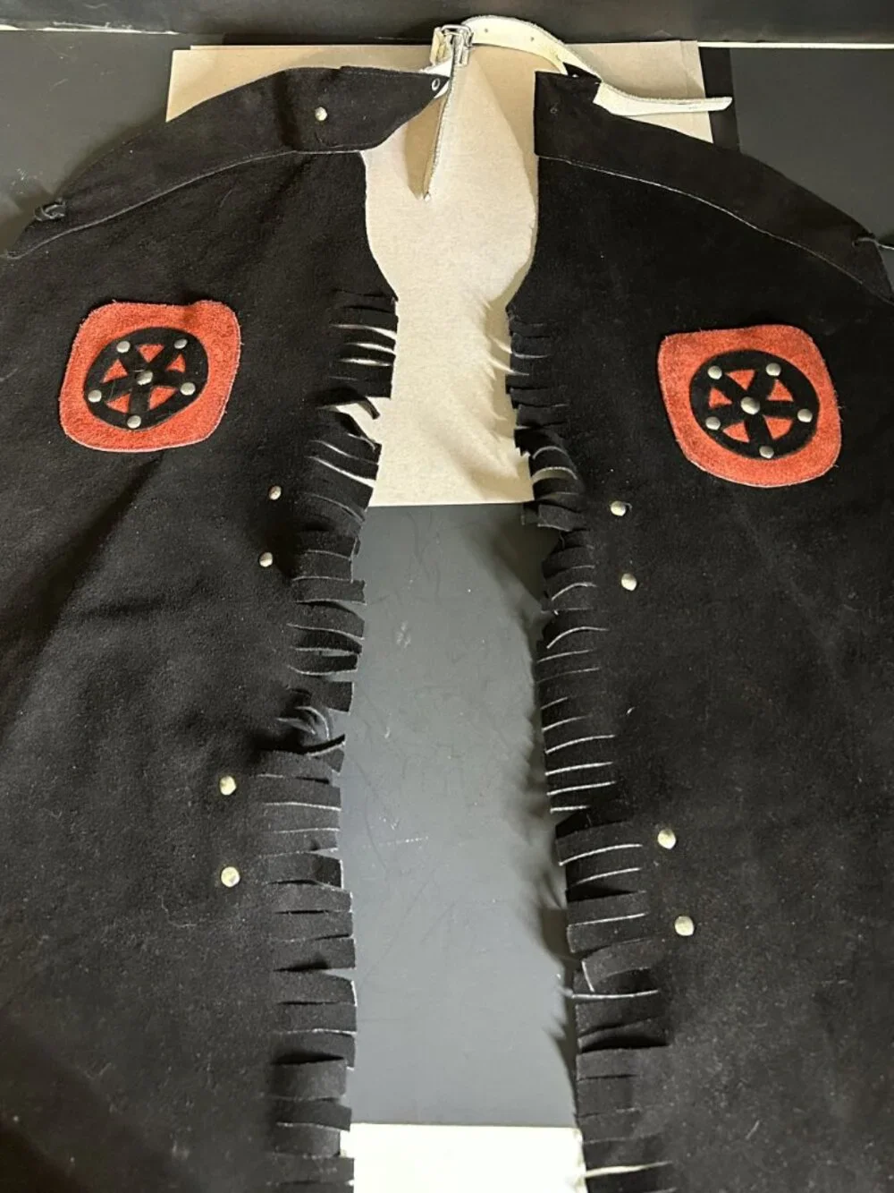 Vintage Children's Western Vest and Chaps Set